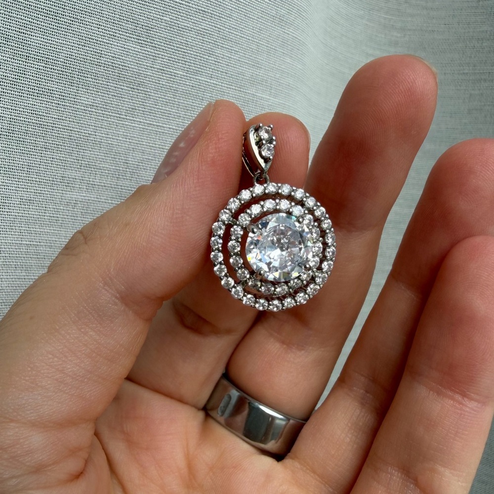 Pendant 925 Cubic Zirconia Sterling Silver 925